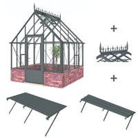 Robinsons Rushmoor Anthracite 8ft x 8ft **Ultimate Package**